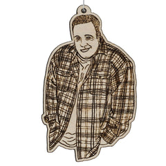 Kevin of Queens Meme Christmas Ornament birch wood