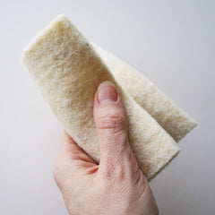 Keyaiira natural wool sponge for dishes