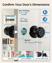 Keypad door lock