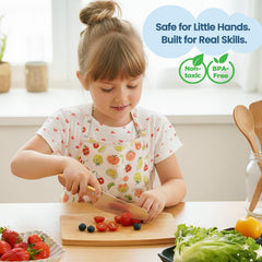 Kibbidea 11-piece kids cutting board set image