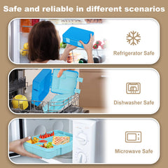 5.45 cup capacity lunch box for kids and adults