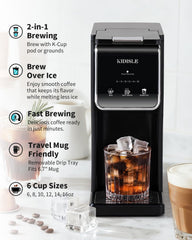 Direct iced coffee mode on KIDISLE coffee maker