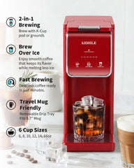KIDISLE hot and iced coffee capability