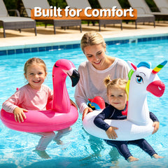 Flamingo pool float 24x24x23 inches for children
