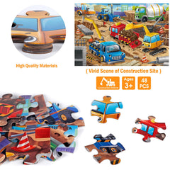 Educational puzzle for cognitive development and hand-eye coordination ages 3 and up
