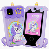 Purple Kids Phone for Girl Toys with 2.8 inch touchscreen