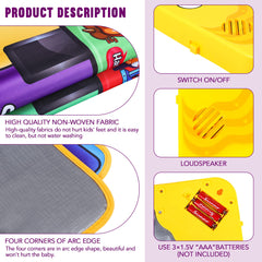 Non-woven fabric safe piano mat for children