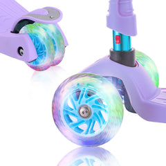 Adjustable height scooter for ages 3 to 13
