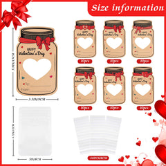 60 transparent sealed bags and adhesive strips included