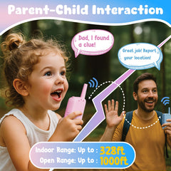 Video walkie talkies for kids with HD screen