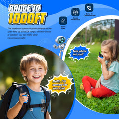 kids walkie talkies mini design held by child