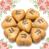 Kigeli eight piece wooden hearts gift set in box