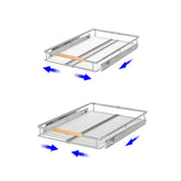 KIKIBRO pull out drawer cabinet organizer front view