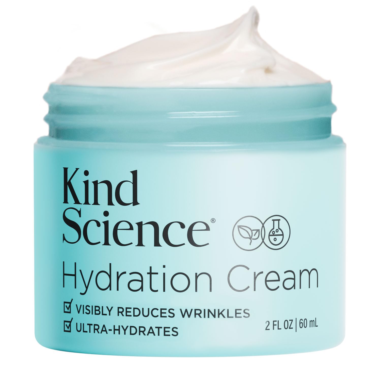 Kind Science Hydration Cream bottle on white background