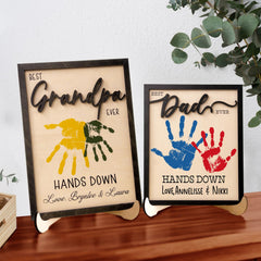 KindlyToys personalized Fathers Day gift with stand