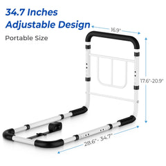 Twin to King size bed rails compatible with KingPavonini