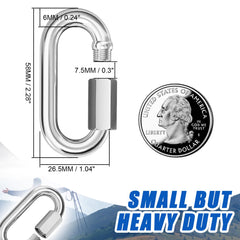 15 piece 2.36 inch chain connectors set