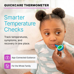 Kinsa QuickCare thermometer flexible tip detail