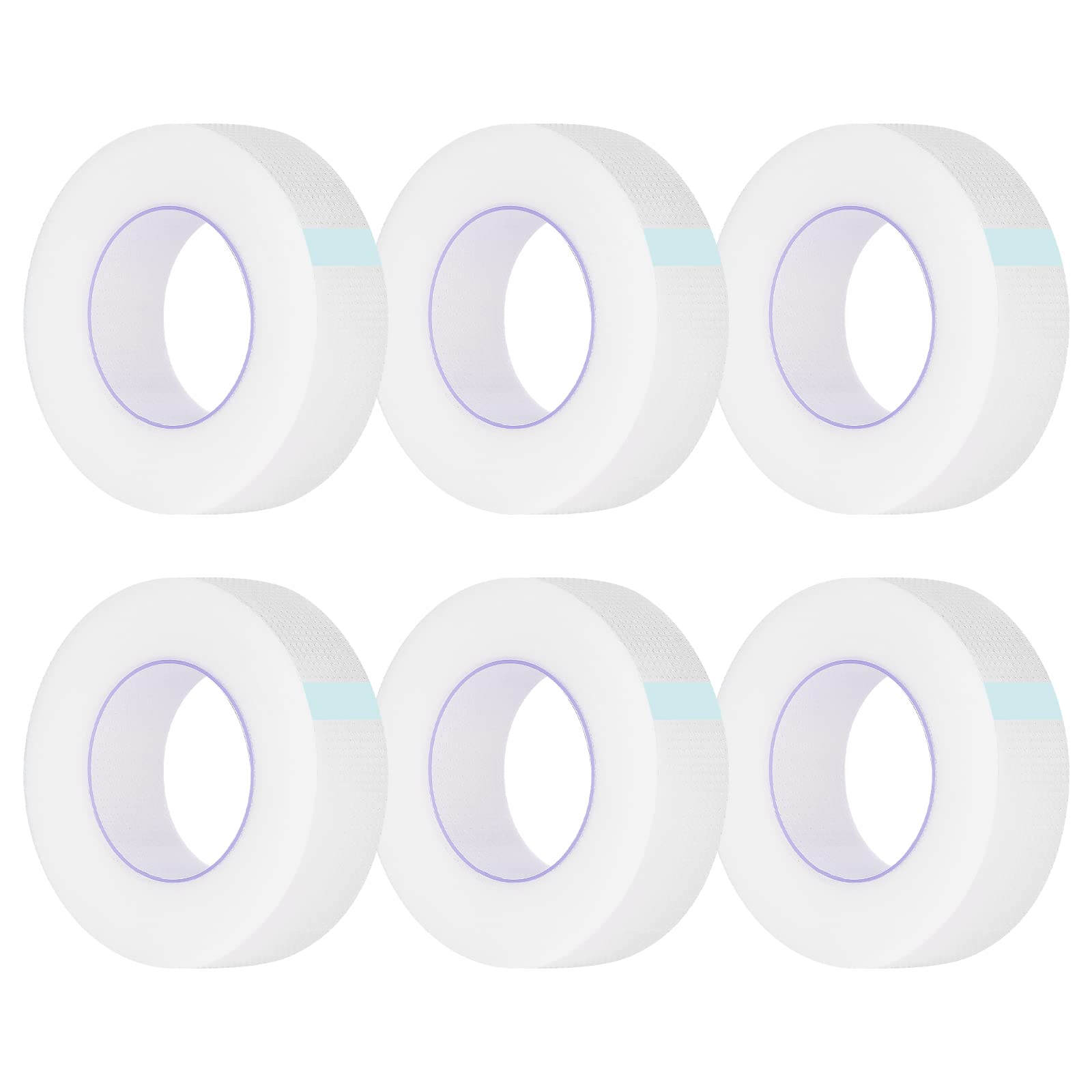 Kirecoo eyelash extension tape 6 rolls breathable PE