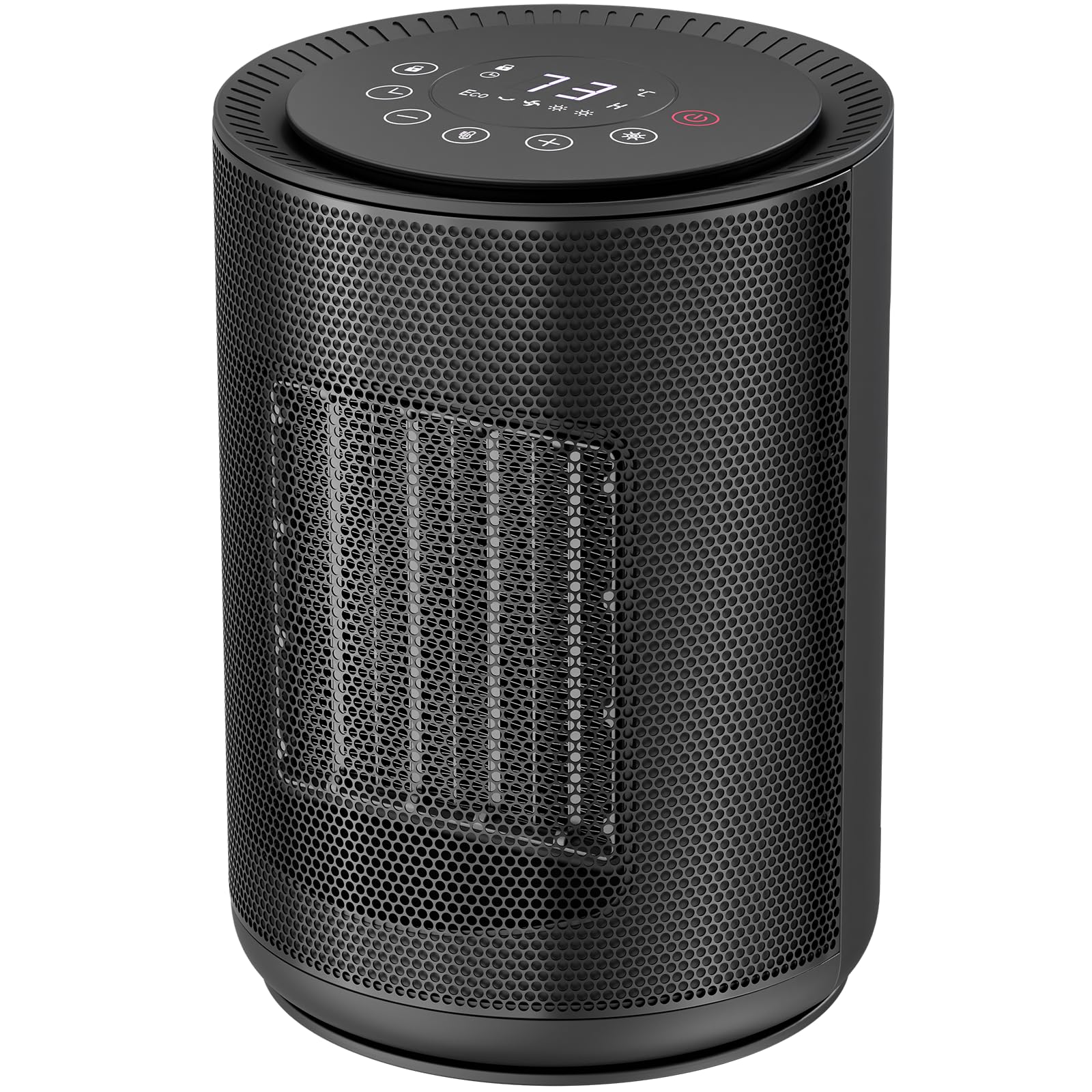 KISSAIR Space Heater compact portable electric ceramic fan for home or office
