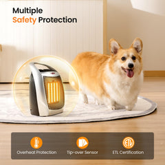 Kismile 750W heat setting label on heater