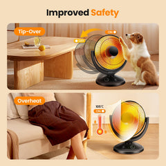 14-inch dish reflector for Kismile space heater