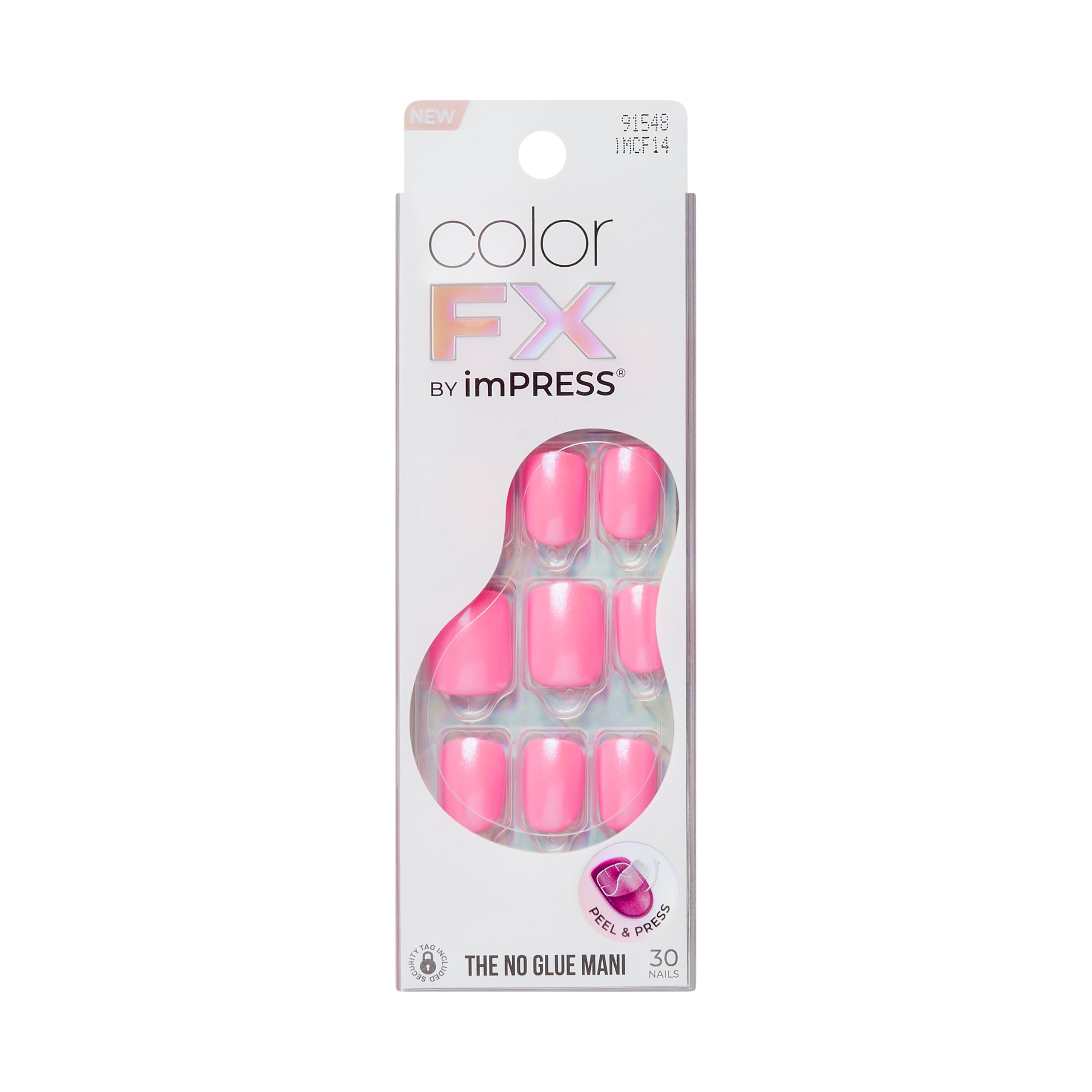 Kiss Impress No Glue Mani press on nails set close up