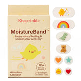 Kissprinkle MoistureBand rectangle hydrocolloid dressing 4 pieces