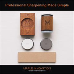 Magnetic dual-angle guide with grooves for Japanese and Western blades