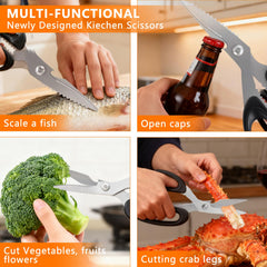 lightweight multi-purpose kitchen scissors for vegetables