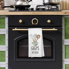 Decorative kitchen towels 16x24 inches in bathroom setting