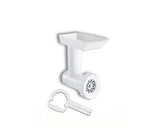 KitchenAid FGA Food Grinder Attachment white with plastic and stainless steel parts