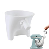 KitchenAid Artisan KSM150 flour funnel attached to 5-quart tilt-head mixer