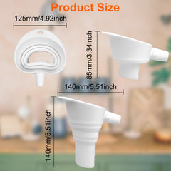 Funnel fits KitchenAid 4.5-7 qt tilt-head and bowl-lift mixers