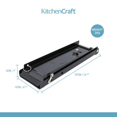 Crushing steel drink cans with KitchenCraft can crusher