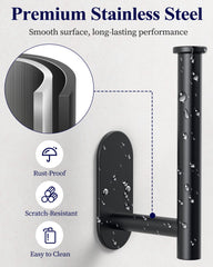 Kitsure reinforced stainless steel toilet paper holder rust resistant