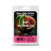 Kiwi Watermelon soy wax melts in a 3.2oz clamshell