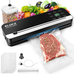 KLUCZ 85kPa Vacuum Sealer Machine front view with LCD display