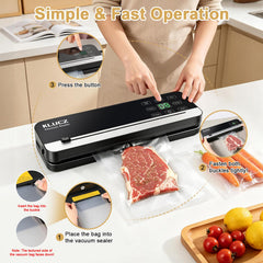 Wine stopper included with KLUCZ vacuum sealer kit