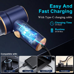 KMM vacuum cleaner with LED light for dark spaces