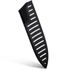 Black 8 inch knife protector sleeve made of plastic