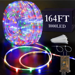 KNONEW 164FT 1000LED rope light for indoor and outdoor use