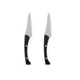 KNORK Pakkawood Walnut Paring Knife 3.5 inch blade with packwood handle