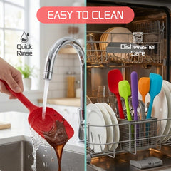 Kodreat BPA Free silicone spatula set kitchen use