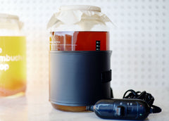 Kombucha Heating Wrap four temperature settings display