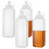 KongTiva 1qt squeeze bottle set of 4 for sauces
