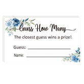 KONKAVA Guess How Many Game Cards blue rose 50 pieces