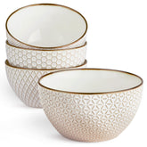 KooK embossed ceramic soup bowls Narbonne Collection