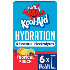 Kool-Aid Jammers Hydration Tropical Punch 1.32 oz box with six packets
