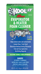 Kool-It evaporator heater foam cleaner bottle label